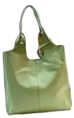 Produktbild von Florence Damen Tasche Shopper Leder hellgrün Maße 5x37x38cm OTF166L2