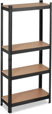 Image de Étagère de rangement à 4 étagères