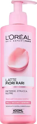 Produktbild von L’Oréal Paris Delicate Flowers, Frauen, Mischhaut, normale Haut, Reinigend, 400 ml, Pumpenflasche, 782619 15 - Ingredients:, Aqua/Water, Paraffinum Liquidum / Mineral Oil, Isopropyl Myristate,...