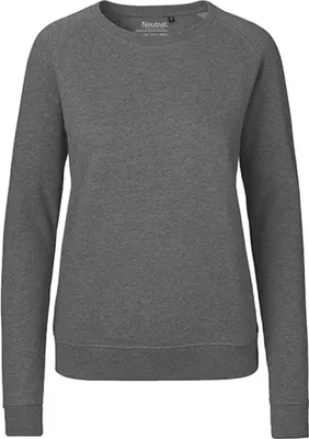 Produktbild von Neutral O83001 | Damen Sweatshirt / 100% Fairtrade Baumwolle - Farbe: Dark Heather - Größe: S