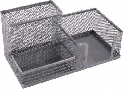 Obrázek produktu pro Stříbrný Kovový Stolní Úložný Box