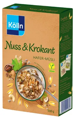 Produktbild von Kölln Müsli Nuss & Krokant, 500g