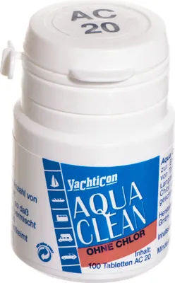 Produktbild von Yachticon Aqua Clean AC 20 - ohne Chlor - 100 Tabletten