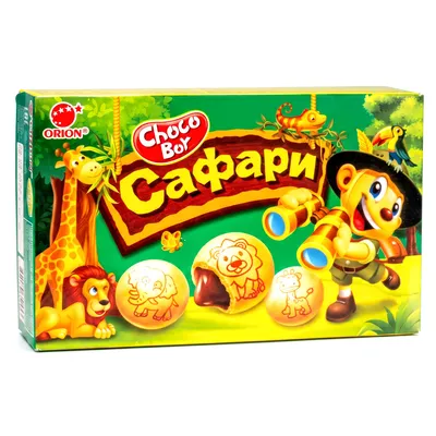Produktbild von Orion Choco Boy Safari Kekse mit Schokolade 42g