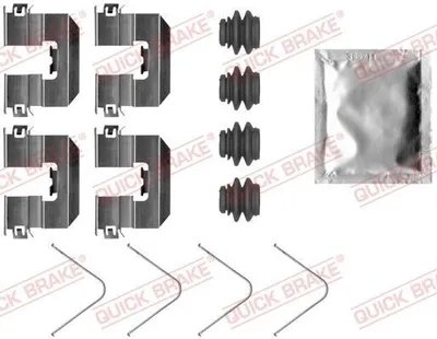 Produktbild von QUICK BRAKE 109-0095 Zubehörsatz Scheibenbremsbelag Hinten für KIA Niro (DE) für HYUNDAI IONIQ (AE)
