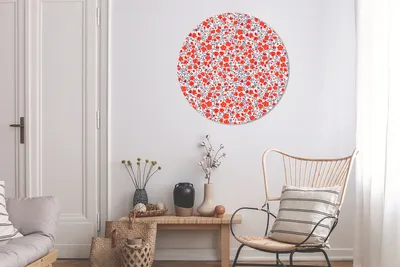 Produktbild von MuchoWow® - Mauerkreis - Wandbilder - Runde Bild - Bild aus Aluminium - Schlafzimmer - Wohnzimmerdekoration - Wand Dekoration