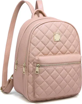 Zdjęcie produktu dla Mały damski plecak skórzanypoliuretan Lingge Design Beige