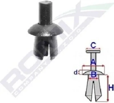 Obrázok produktu pre 25x klip ROMIX A175069