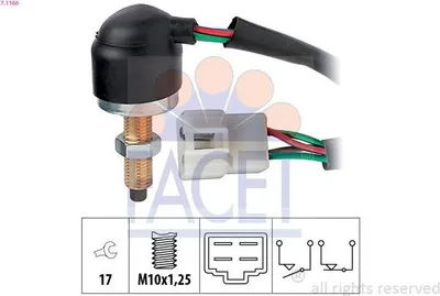 Produktbild von FACET Bremslichtschalter 7.1166 für HYUNDAI COUPE (RD) mechanisch