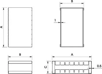 Image de Double Coffret Rfi - 83 X 68 X 27mm