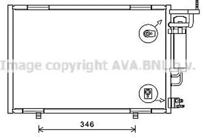 Produktbild von PRASCO FD5615D Kondensator Klimaanlage Klimakondensator für FORD Fiesta Mk6 Schrägheck (JA8, JR8) +Trockner