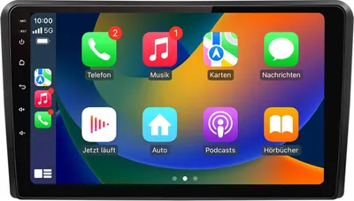 Image de Radio Android 9 Zoll 64 GB pour Audi A3 8P (2003-2013) avec CarPlay & Android Auto Navigation & Bluetooth