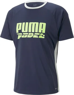 Produktbild von Puma Teamliga Logo Kurzarm-t-shirt Blau XL Mann Blau XL