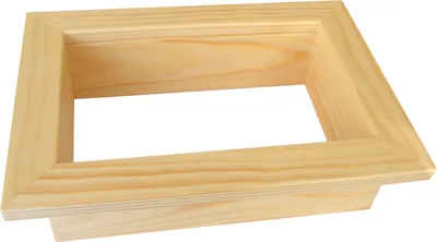 Produktbild von Kastenrahmen Dekorahmen Holzrahmen, Größe:Weiß 240 x 330 mm