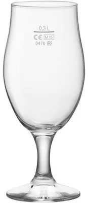 Produktbild von 6x Bormioli Rocco Biertulpe, Eichstrich bei 0,3 Liter