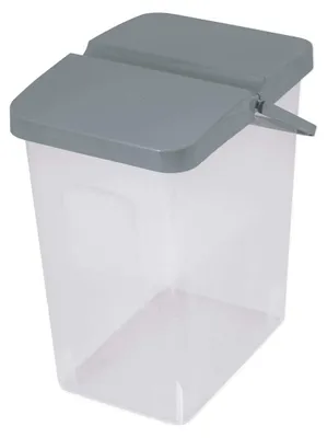 Produktbild von Waschpulverbox Aufbewahrungsbox Behälter - Mit Deckel - 10 Liter - Grau