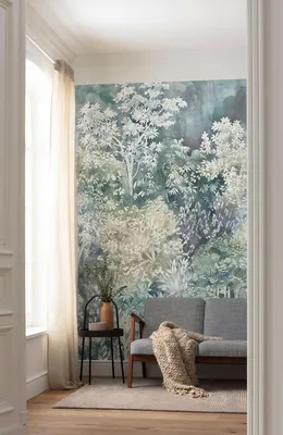 Produktbild von Komar Vlies Fototapete - Forêt Enchantée - Größe: 200 x 250 cm (Breite x Höhe) - 4 Bahnen, Wohnzimmer, Schlafzimmer, Tapete