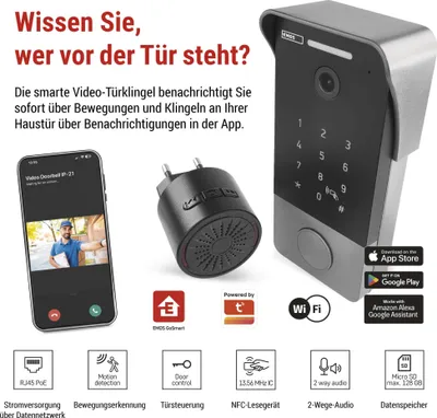 GoSmart Video-Türklingel IP-21PoE