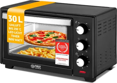 Zdjęcie produktu dla TZS First Austria FA-5043-1, Mała, Kuchenka elektryczna, 30 l, 30 l, 1600 W, 100 - 230 °C