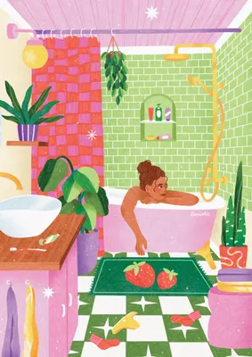 Produktbild von Pieces & Peace Puzzle Badezimmer - 500 Teile Puzzle