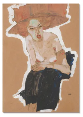 Zdjęcie produktu dla PLAKAT – 59 x 84 cm (A1) – Egon Schiele – „Łobuz” (1910), obraz Egona Schiele w wysokiej rozdzielczości – dekoracja ścienna do salonu, sypialni i przedpokoju, nowoczesny plakat, bez ramy