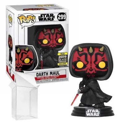Imagen del producto de Funko Pop! Star Wars - Darth Maul #299 [Edición exclusiva de la Convención Galáctica de 2019]
