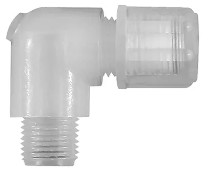 Immagine prodotto di Raccordo a gomito Riegler a vite G 1/4 a., per tubi da 6/8 mm, PFA