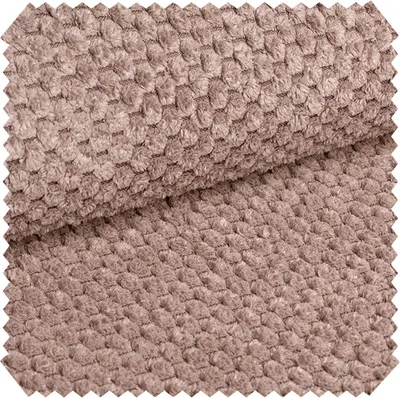 Produktbild von novely® ZEVEN Plüschiger Möbelstoff in Cord-Optik - Ultraweicher Polsterstoff mit Kachelmuster - Extrem Robuster Bezugstoff - Pflegeleichte Meterware 1lfm - Farbe: 15 Altrosa