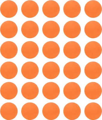 Zdjęcie produktu dla 30 sztuk 21,5 mm piłek golfowych z pianki EVA Miękkie piłeczki do treningu wewnątrz i na zewnątrzPomarańczowy