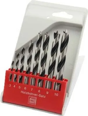 Produktbild von TrendLine Bohrer-Set für Holz 8-teilig Rundschaft