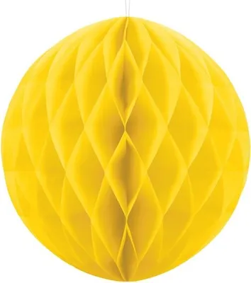 Produktbild von Dekorationskugel aus Papier gelb 40 cm Durchmesser