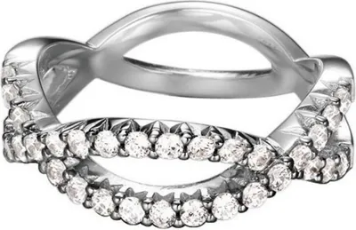Produktbild von Esprit Damen Ring Silber Infinity Zirkonia ESRG92332A1, Ringgröße:54 (17.2 mm Ø)