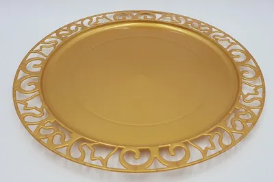 Image de Assiette en plastique Fi-300, motif ajouré, 4 pièces, 34-55