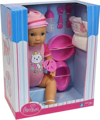 Produktbild von Amia Babypuppe ''Mia'' mit Zubehör, 42 cm