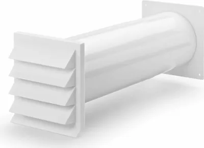 Produktbild von Naber K-Klima-R 150 150 Mauerkasten, weiß  - Lüftungstechnik