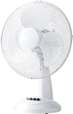Obrázok produktu pre Nedis FNTB10CWT30, Domáci lopatkový ventilátor, Biela, Tabuľka, 30 cm, Tlačidlá, 1,5 m