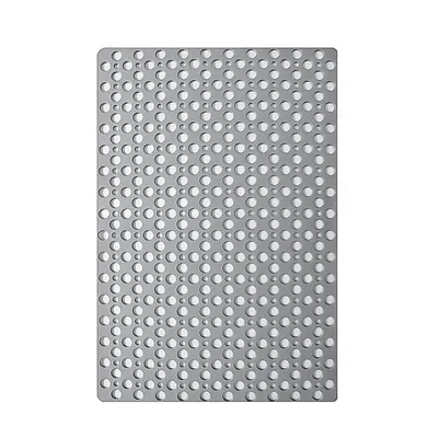 Produktbild von Duschmatte 75×43 cm, weiche Badewannenmatte mit Saugnäpfen, großen Abflusslöchern, maschinenwaschbar & schnelltrocknend, Grau