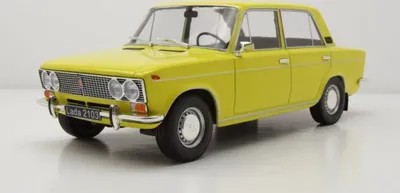 Produktbild von Lada 2103 1975 hellgelb mit schwarzem Interieur Modellauto 1:18 Triple9