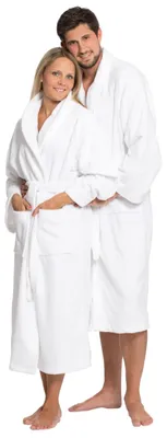 Imagen del producto de Toalla de baño ZOLLNER: suave y altamente absorbente, uni, talla M, color blanco, exterior de tejido