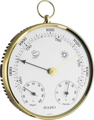 Immagine prodotto di Stazione meteorologica analogica con barometro e termometro