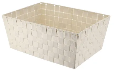 Produktbild von Ankleidekorb aus polyester l32,5xp45xh18 cm - elfenbeinfarben - Tendance