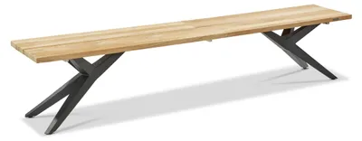 Produktbild von Musterring Rotterdam Bank Edelstahl/Teak