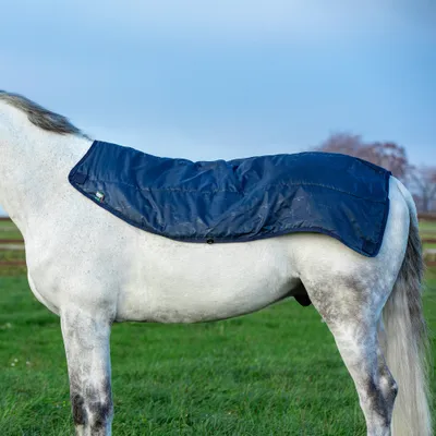 Produktbild von Horseware Rambo Summer Series Regendecke Übergangsdecke Navy/Grey Turnout 0g , Horseware Deckengröße:145 cm / 6´6