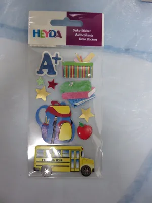Produktbild von HEYDA 203780683 Stick-On's-Mix Schule 2 75 x 165 cm