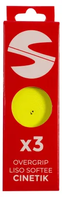 Image de Pack De 3 Surgrips Smooth Softee Cinetik Amarillo Flúor ÚNICA