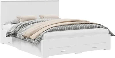 Immagine prodotto di Struttura del letto Bianco 160 x 200 cm Legno multistrato