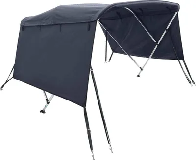 Obrázok produktu pre Strieška Bimini s 3 oblúkmi a stenami 183x(137-152)x137 cm
