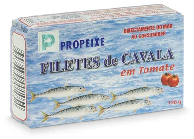 Zdjęcie produktu dla Propeixe Filety z makreli z pomidorami w oleju słonecznikowym
