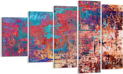 Produktbild von Bild auf Leinwand - Leinwandbild - Graffiti modern - 100x60cm - Wand Bild - Wanddeko - Wandbilder - Leinwanddruck - Bilder - Kunstdruck - Wanddekoration - Leinwand bilder - Wandkunst - EG100x60-3648