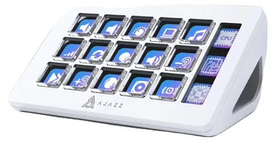 Obrázek produktu pro Makrokonzole, programovatelné funkce, vizuální LCD displej, BÍLÁ